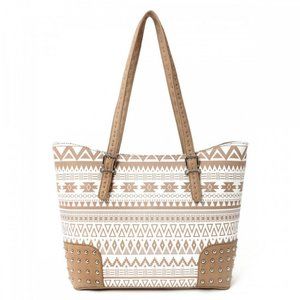 Women Tote Bags Shoulder Bag Purse Satchel Natural Aztec Print Tote Hand…